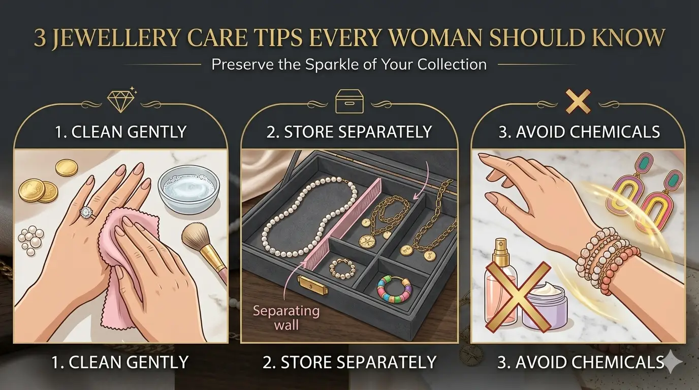 3 Jewellery Care Tips Every Woman Should Know